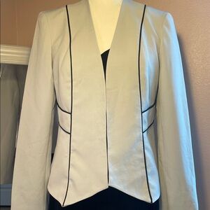Black Label by Evan-Picone Blue-Gray Blazer Jacket